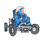 AWK Moon Lander Tropy